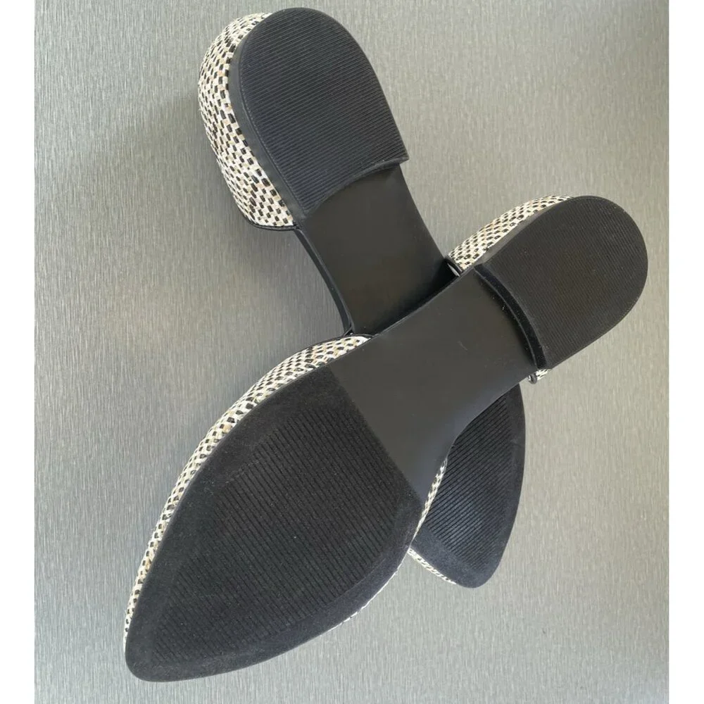 ISSAC MIZRAHI Women's Pointed Flats Size 8 Preppy Career Office Shoes - Picture 10 of 13